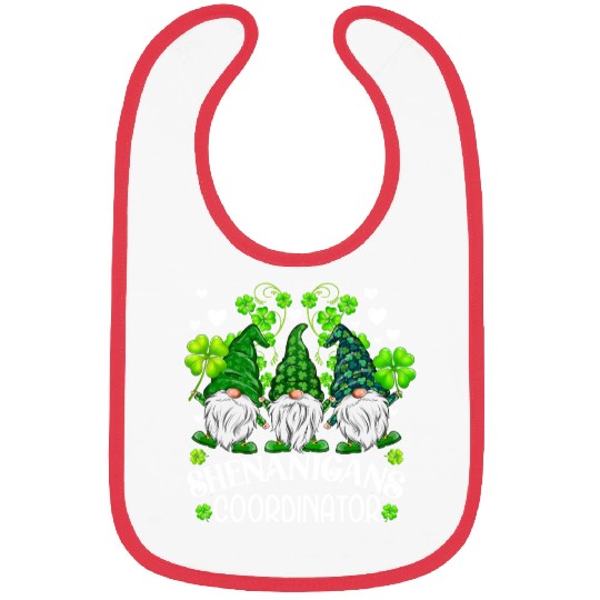 Shenanigans Coordinator St. Patricks Day Gnomes Bibs