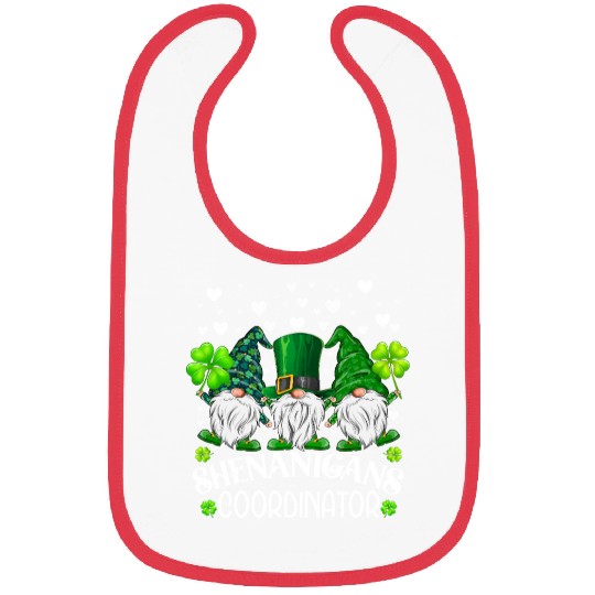 Shenanigans Coordinator St. Patricks Day Gnomes Bibs
