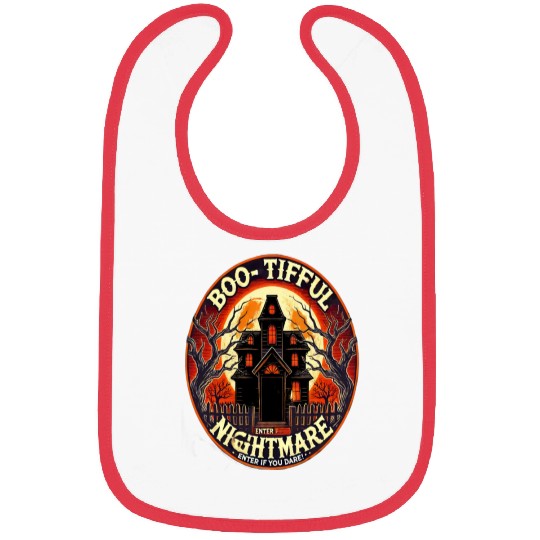 Haunted House Horror - Spooky Halloween Nightmare Bibs