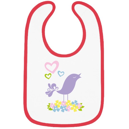 Bird On Nest Bibs