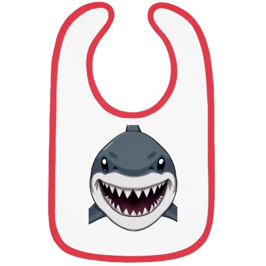 Shark Anime faces Bibs