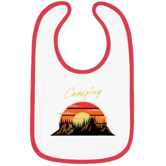 Camping Adventure In Mountains Bibs