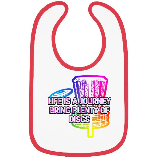 Bring Plenty of Discs Positive Quotes Disc Golf Bibs