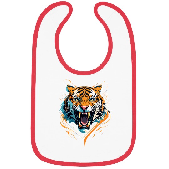 Fierce Tiger Bibs