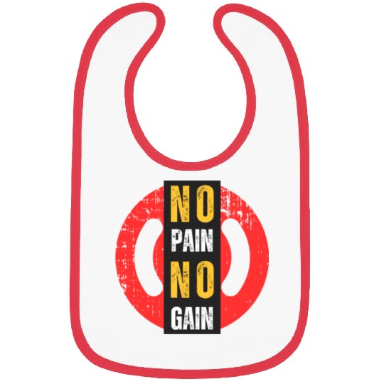 Gym - No Pain No Gain Bibs
