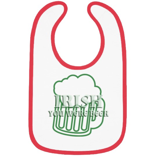 Irish You Were Beer St. Patrick's Day Bibs