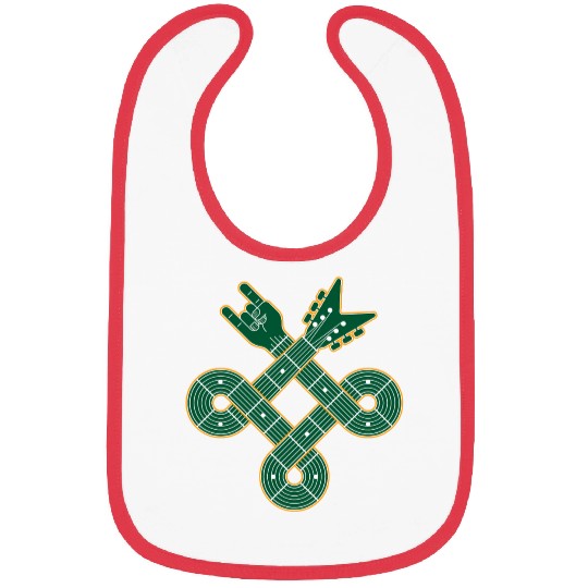 Celtic Knot Guitar | St. Patrick’s Day Bibs