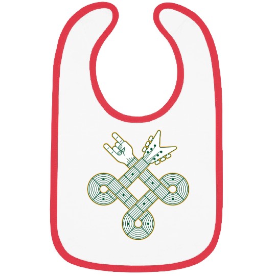 Celtic Knot Guitar | St. Patrick’s Day Bibs
