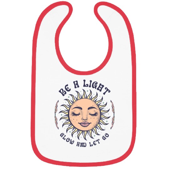 Boho Sun Bohemian Spirituality Sun Face Bibs