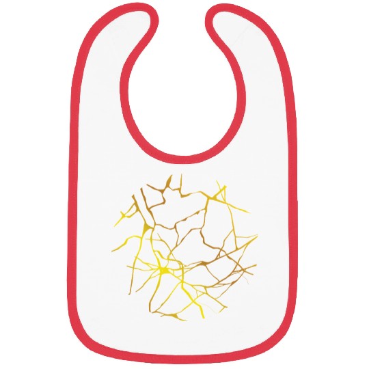 Kintsugi Cracks Perfect Kintsugi Love Bibs