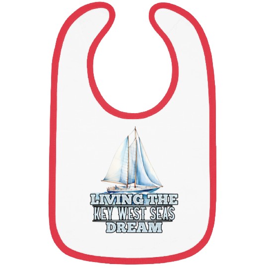 Florida Sunshine-State LIVING THE KEY-WEST SEAS Bibs