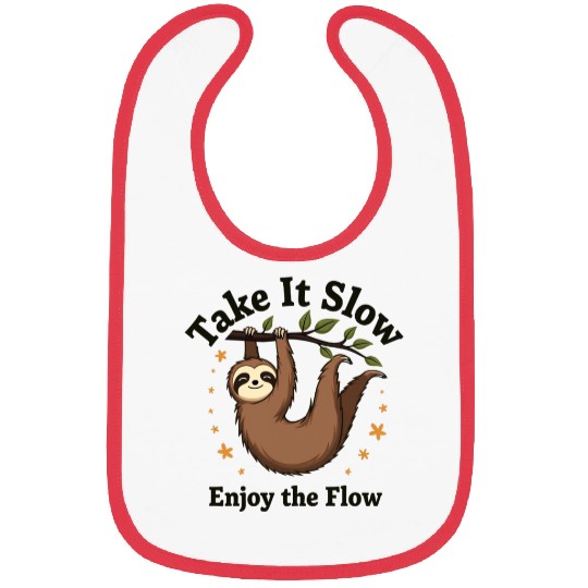 Calm Sloth Bibs