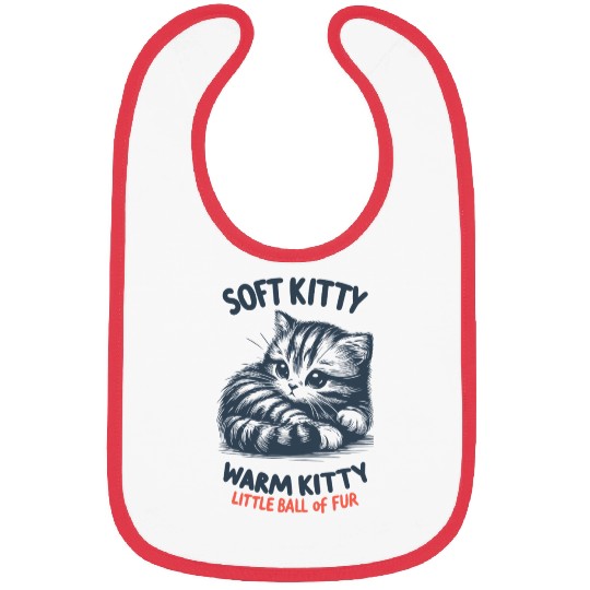 Soft Kitty Bibs