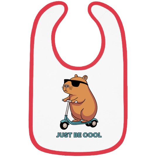 Just Be Cool – Chill & Funny Capybara Design! Bibs