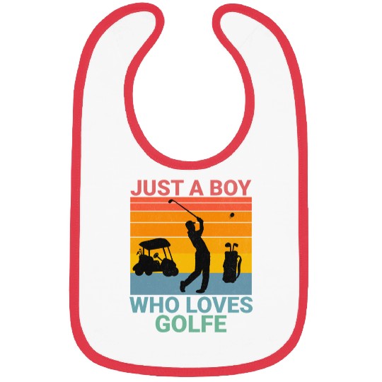 Just a Boy who loves Golf Bibs