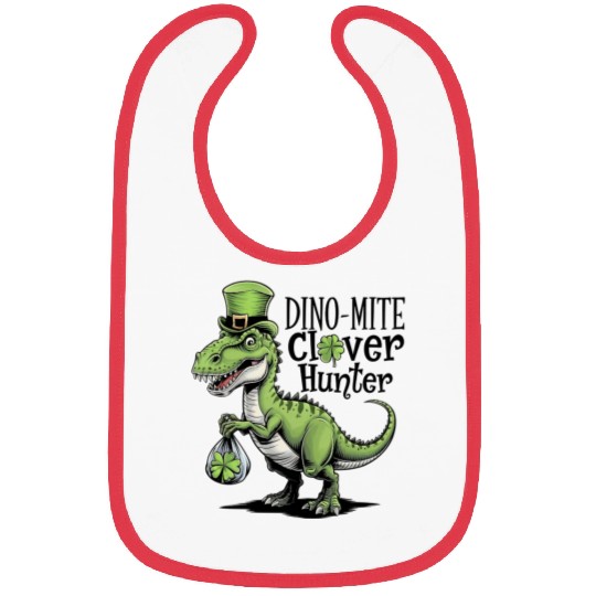 Dino-Mite Clover Hunter Bibs