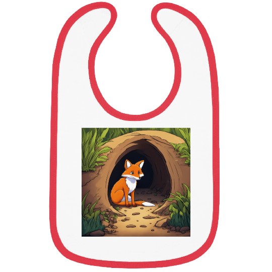 Fox haven nature's embrace. Bibs