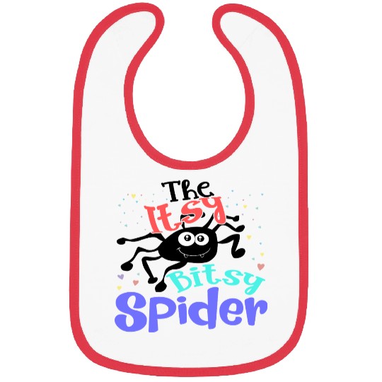 The Itsy Bitsy Spider – Whimsical Nursery Rhyme Bibs