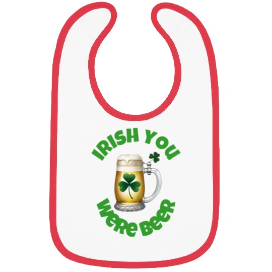 St. Patrick's Day - Irish you were Beer Bibs