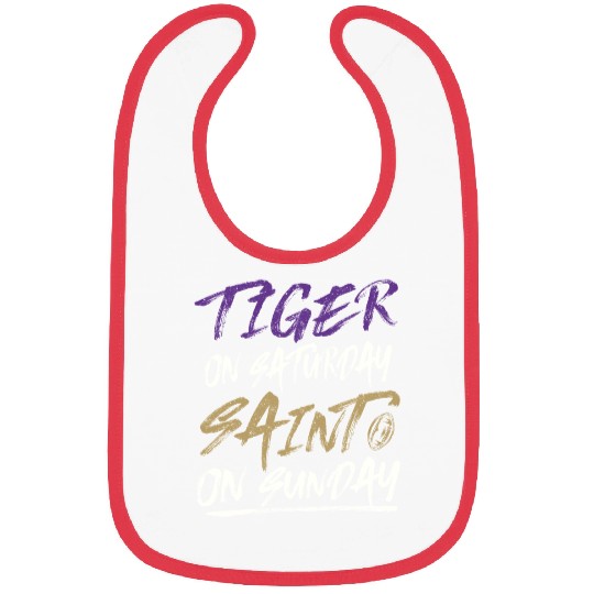 Tiger on Saturday Saint on Sunday Vintage Bibs