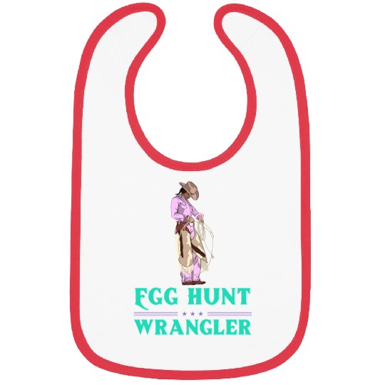 Egg Hunt Wrangler Easter Bibs