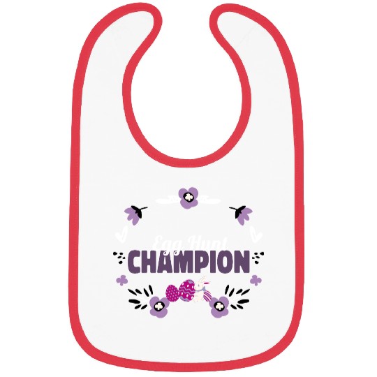 Egg Hunt Champion Easter Bibs