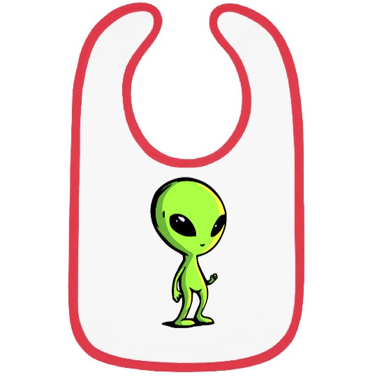Green Alien Bibs