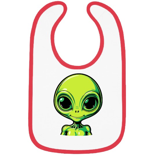 Green Alien Bibs