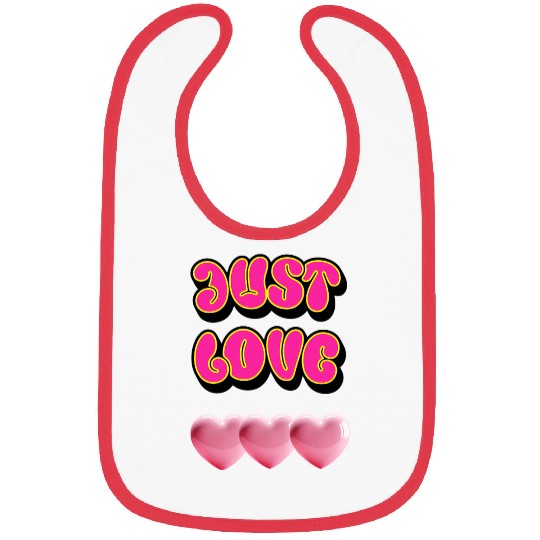 Just Love: Y2K 2000s Heart Bibs