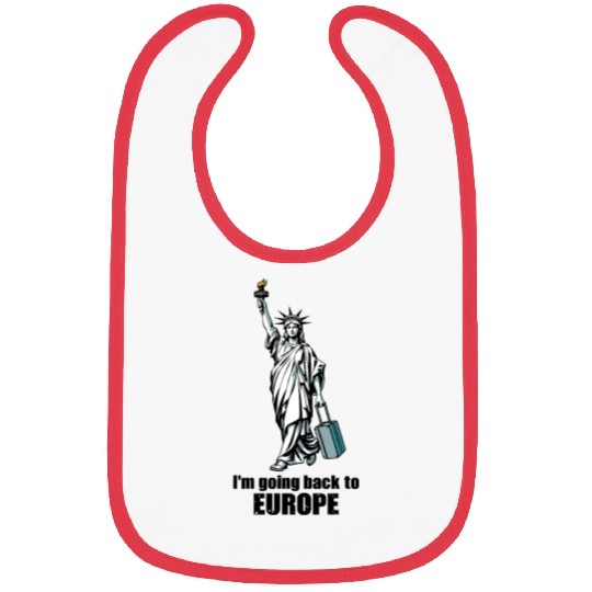 Funny Statue of Liberty USA America Sarcasm Bibs