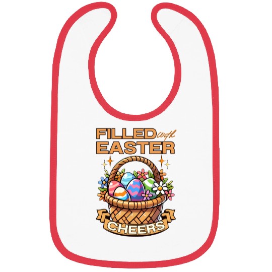Filled with easter cheers Bibs