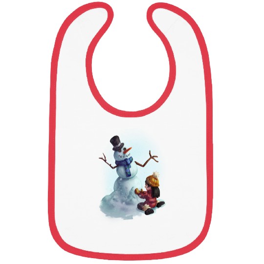snowman Bibs
