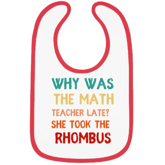 Math Teacher Joke Humor Bibs