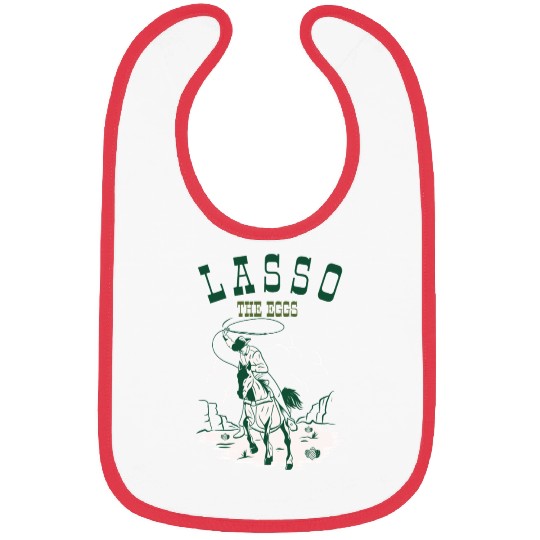 Lasso The Eggs Easter Cowboy Bibs