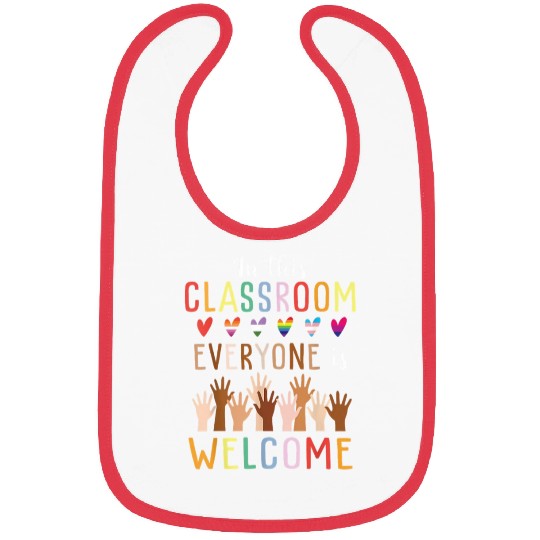Everyone Is Welcome Here Idaho Teacher Bibs