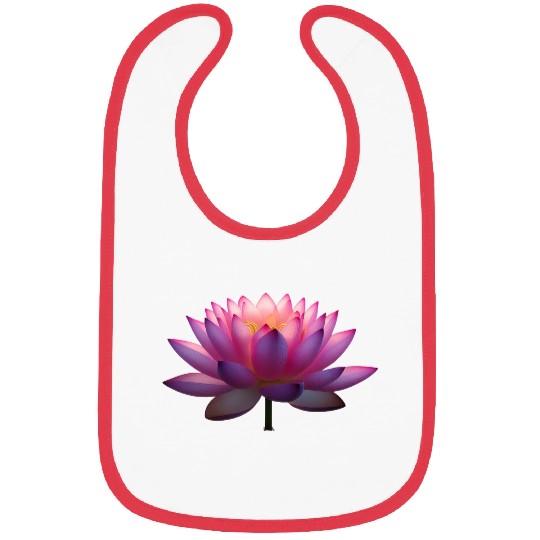 Serene Lotus Bloom Bibs