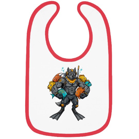 Wolf Diver Bibs