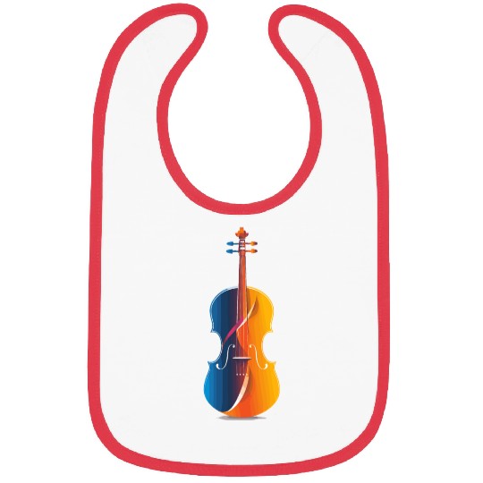 Violin Comic Look Bibs