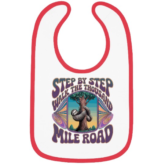Sloth Step By Step Bibs