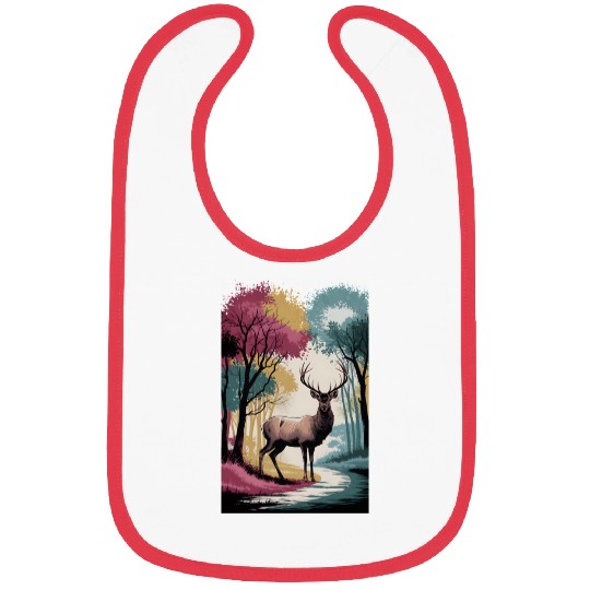 Deer in the forest 5 Bibs