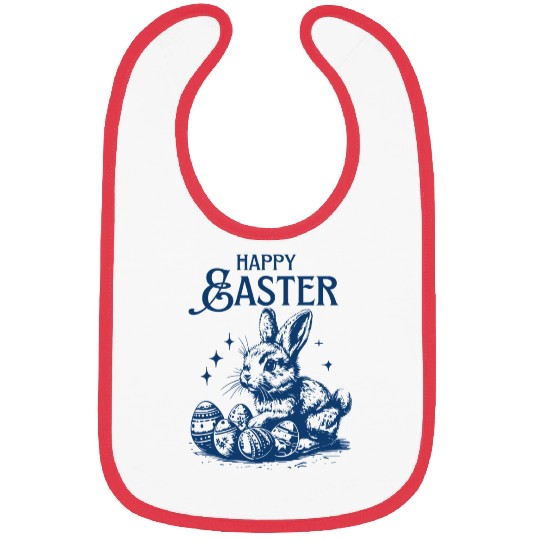 Happy Easter - Easter Bunny Bibs