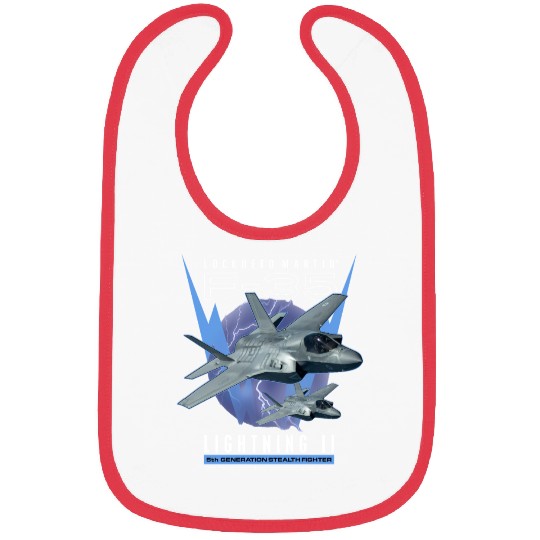 F-35 LightningIi 5Th Gen Stealth Fighter Bibs