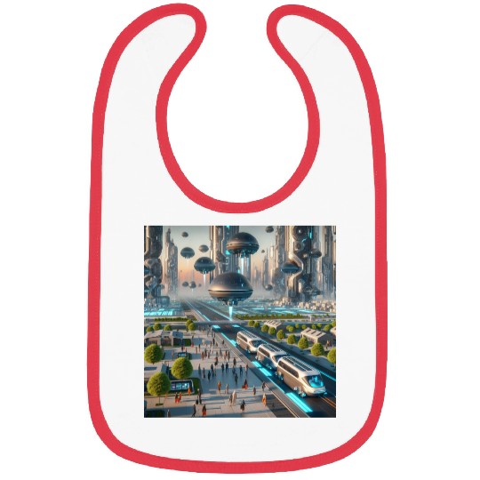Futuristic Cities & Vehicles Bibs