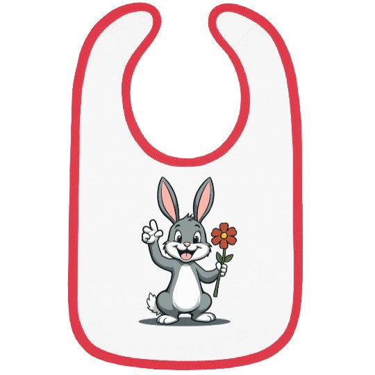 Funny Easter Bunny Cute Bunny Easter Bibs