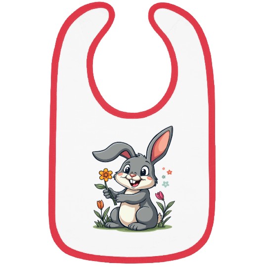 Funny Easter Bunny Cute Bunny Easter Bibs