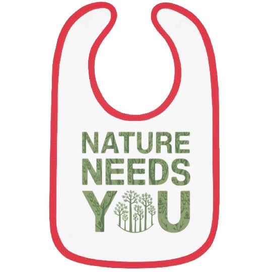 Nature Needs You Earth Day Bibs