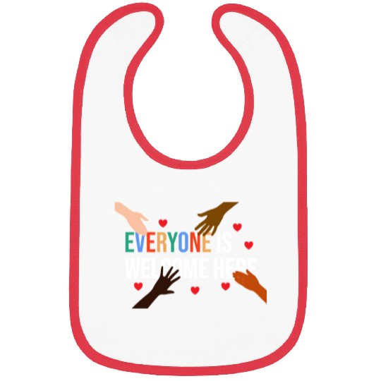 Everyone is welcome here Idaho Teacher Bibs