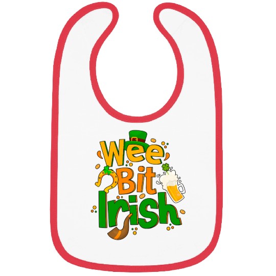 Wee Bit Irish Bibs Drinking Irish Lover