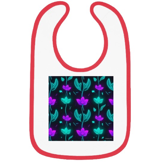 "Vibrant Petal Lights Bibs