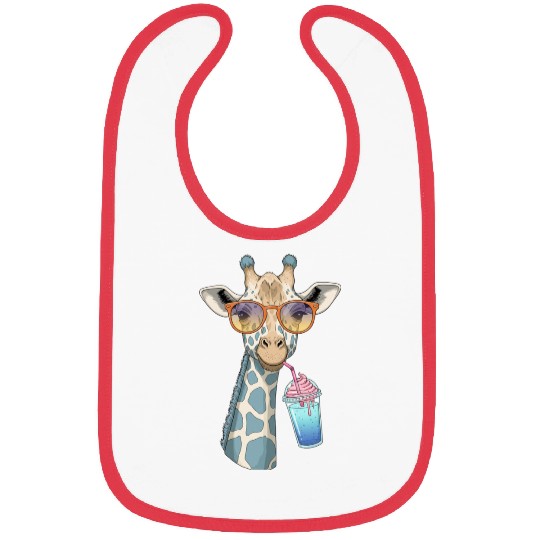 Funny Silly Animals Cute Cartoon Comedy Design Bibs
